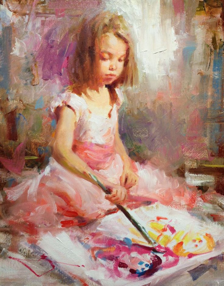 410ff048bb72895a291bec160333ccf9 art children children painting